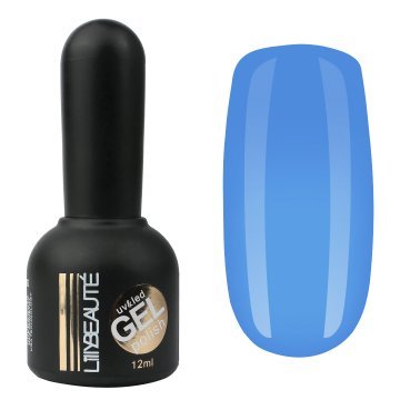 Гель-лак Lilly Beaute №61, 12 мл темно-голубой