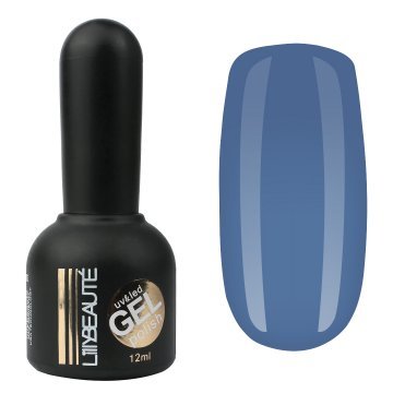 Гель-лак Lilly Beaute №70, 12 мл серо-синий