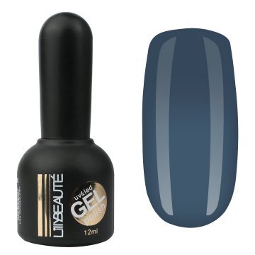 Гель-лак Lilly Beaute №71, 12 мл серо-синий