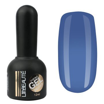 Гель-лак Lilly Beaute №72, 12 мл серо-синий