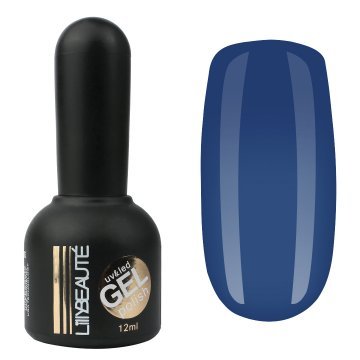 Гель-лак Lilly Beaute №73, 12 мл серо-синий