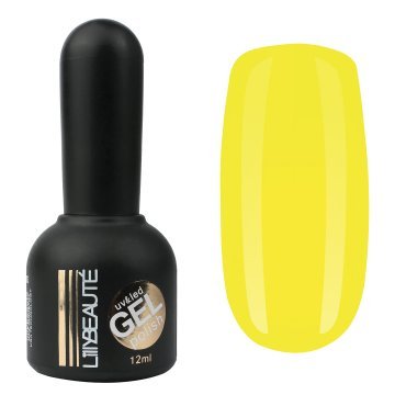 Гель-лак Lilly Beaute №85, 12 мл насыщенный желтый