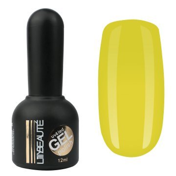 Гель-лак Lilly Beaute №86, 12 мл серо-желтый 