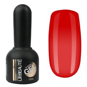 Гель-лак Lilly Beaute №123, 12 мл светло-красный