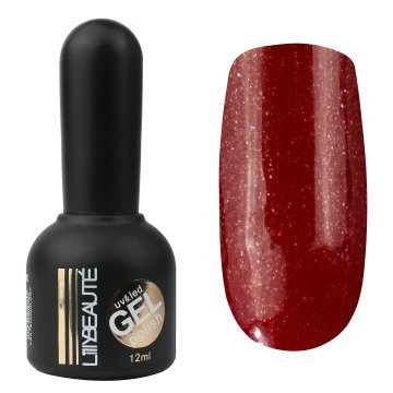 Гель-лак Lilly Beaute №131, 12 мл красно-вишневый