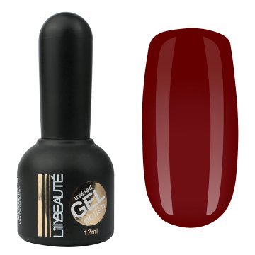 Гель-лак Lilly Beaute №134, 12 мл вишневое марсала