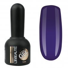 Гель-лак Lilly Beaute №144, 12 мл темно фиолетовый