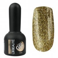 Гель-лак Lilly Beaute №166, 12 мл темное плотное золото