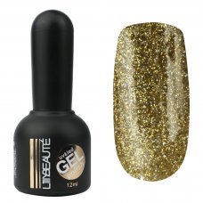 Гель-лак Lilly Beaute №166, 12 мл темное плотное золото Гель-лак Lilly Beaute №166, 12 мл темное плотное золото