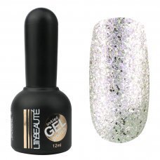 Гель-лак Lilly Beaute №175, 12 мл полупрозрачный с фолльгой Гель-лак Lilly Beaute №175, 12 мл полупрозрачный с фолльгой
