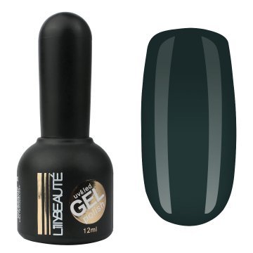 Гель-лак Lilly Beaute №202, 12 мл темный сине-зеленый