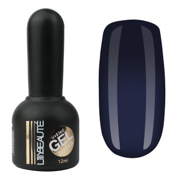 Гель-лак Lilly Beaute №203, 12 мл темносиний