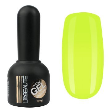 Гель-лак Lilly Beaute №208, 12 мл лимонный