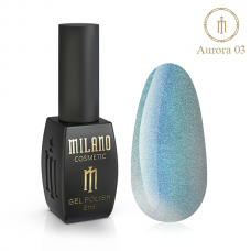 ГЕЛЬ ЛАК CRYSTAL Cat Eyes AURORA MILANO 8 МЛ № 03