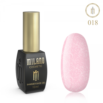 ЦВЕТНАЯ БАЗА MILANO С ШИММЕРОМ 10 ml № 18