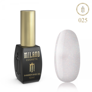 ЦВЕТНАЯ БАЗА MILANO С ШИММЕРОМ 10 ml № 25