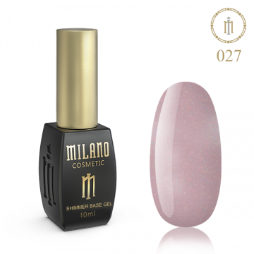ЦВЕТНАЯ БАЗА MILANO С ШИММЕРОМ 10 ml № 27