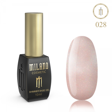 ЦВЕТНАЯ БАЗА MILANO С ШИММЕРОМ 10 ml № 28