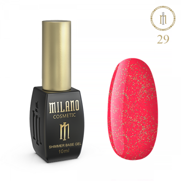 ЦВЕТНАЯ БАЗА MILANO С ШИММЕРОМ 10 ml № 29