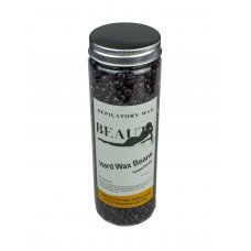 Воск в гранулах для депиляции в банке 400г Черный (Beauty Hard Wax Beans) Воск в гранулах для депиляции в банке 400г Черный (Beauty Hard Wax Beans)
