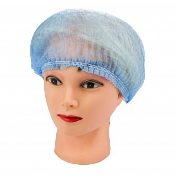 Шапка для солярия СПА (100шт) Голубая