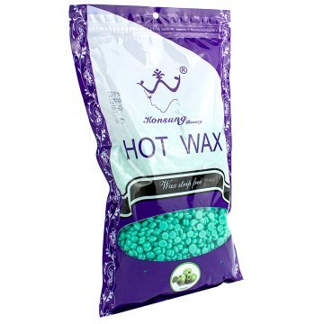 Віск для депіляції в гранулах 1000г "Konsung Hot Wax" Яблуко(Apple)