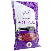 Віск для депіляції в гранулах 1000г "Konsung Hot Wax" Гранат(Garnet)