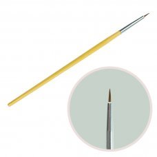 Кисть для рисования 7мм деревянная ручка KR-03-00