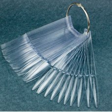 Планшет-веер для образцов стилет прозрачный (50шт)