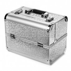 Алюминиевый кейс для косметики silver case