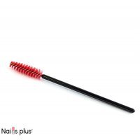 Щеточка для ресниц красно-черная