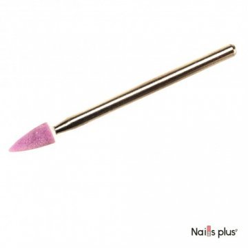 Фреза розовая корундовая конус маленький