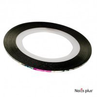 Лента для декора ногтей черная