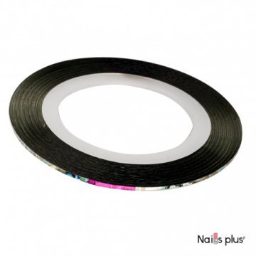 Лента для декора ногтей черная