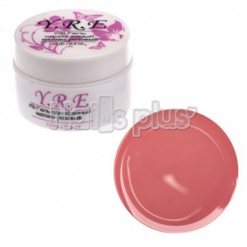 Гель YRE однофазный, Матово-розовый, 15 гр, GEL-J-06