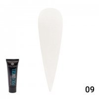 Полигель (акригель) poly uv gel eln global fashion №09 30 мл,прозрачный