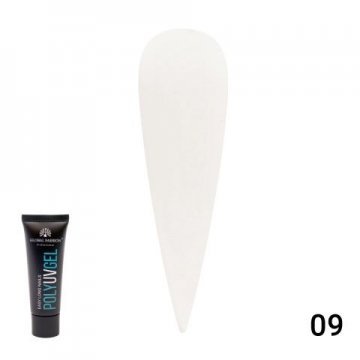 Полигель (акригель) poly uv gel eln global fashion №09 30 мл,прозрачный