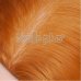 Голова учебная для причесок,30% натуральных волос,длина 65-60 см, цвет рыжий золото