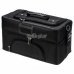 Профессиональный кейс для косметики с вынимающимся органайзером, черный тканевый