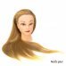 Голова учебная для причесок 30 % натуральных волос,золотистая 55-60см