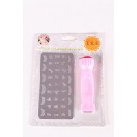 Набор для стемпинга 2в1 (штампик + пластина)