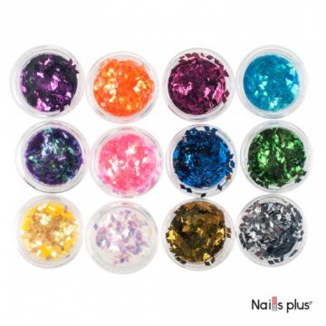 Декор для ногтей ромбы (12 шт.)