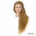 Голова учебная 30% натуральных волос, русая