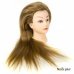 Голова учебная 30% натуральных волос, русая