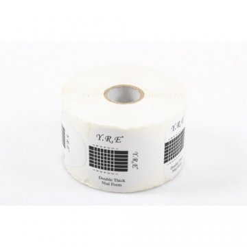 YRE форма для наращивания ногтей широкая белая