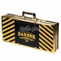 Чемодан для Barber, черный с золотым