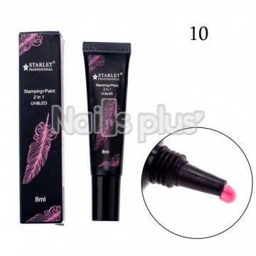 Гель-краска 2в1 Starlet 8ml розовая