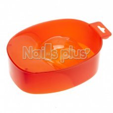Ванночка для маникюра пластиковая оранжевая