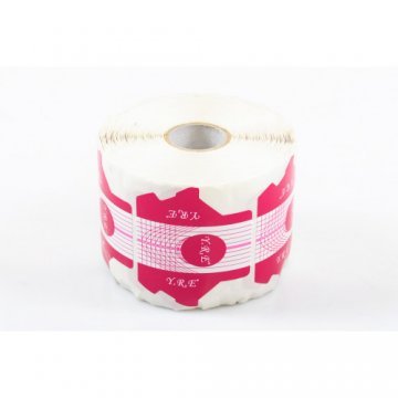 Форма для наращивания ногтей YRE малиновая 500 шт.