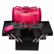 Бьюти Кейс для косметики, ярко розовый